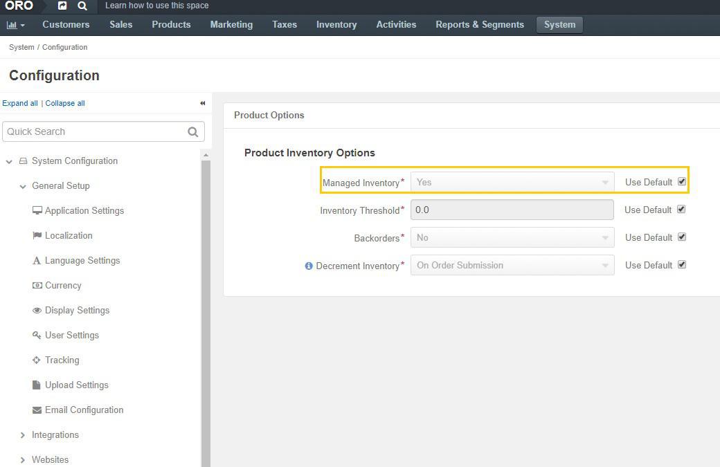 Inventory and Warehouse Management in OroCommerce