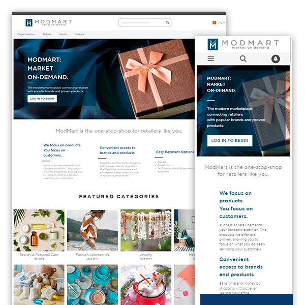 Modmart-homepage