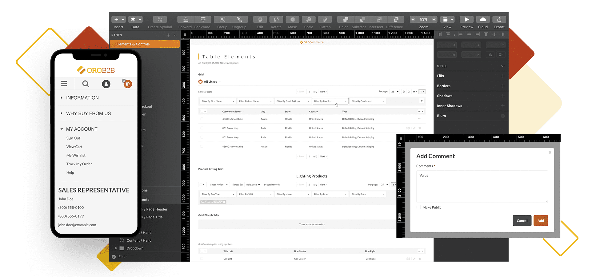 collaborate orocommerce ui kit