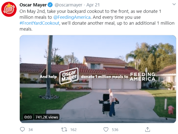oscar mayer hashtags
