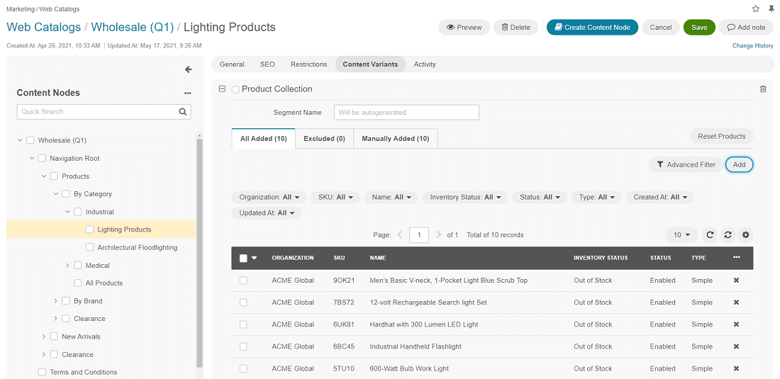 personalized-catalog-tree
