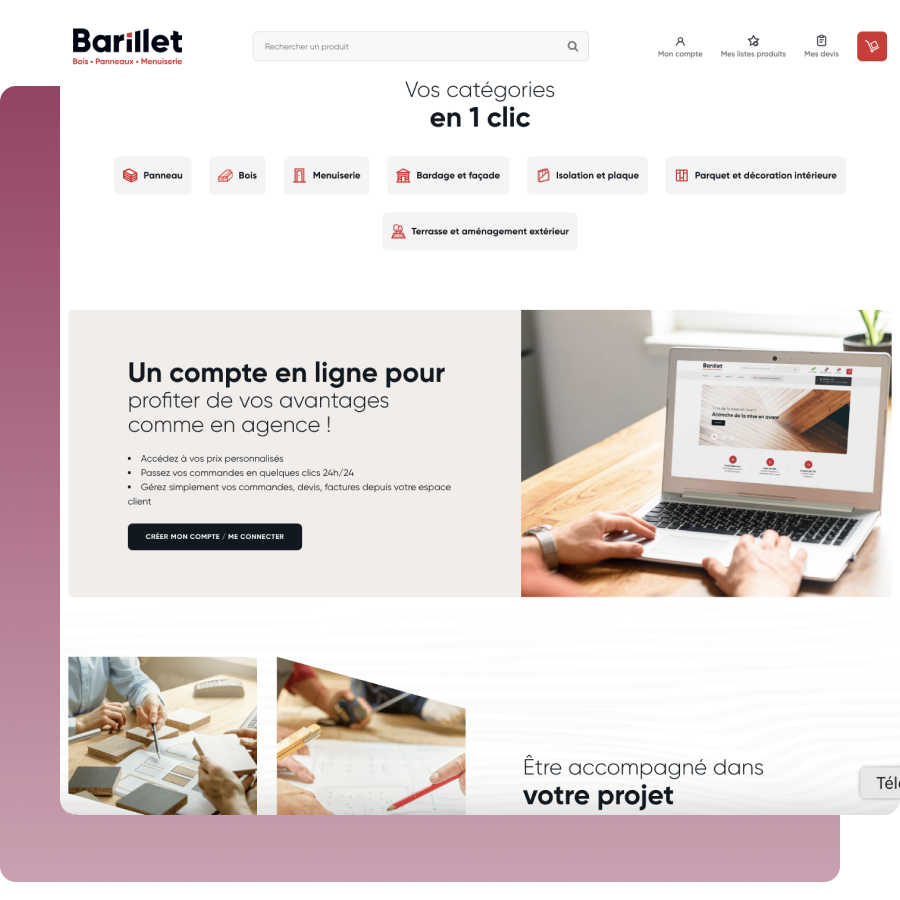 barillet challenges - b2b ecommerce case study building materials