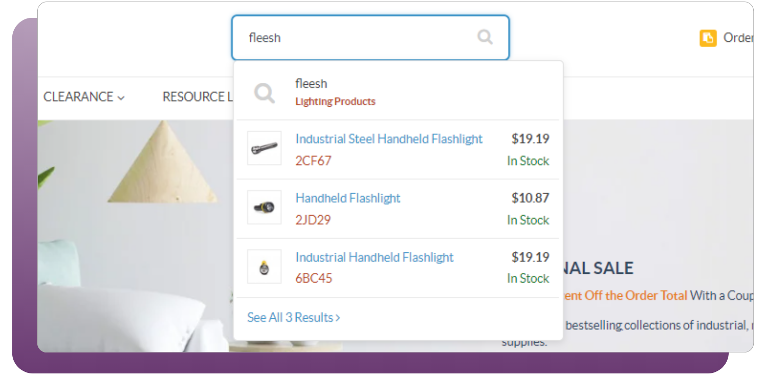 smart search in orocommerce