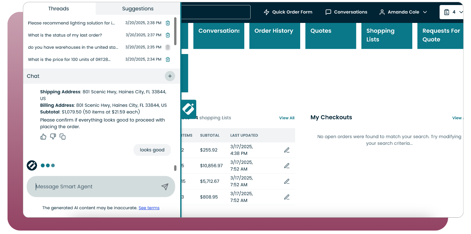 smartagent in orocommerce