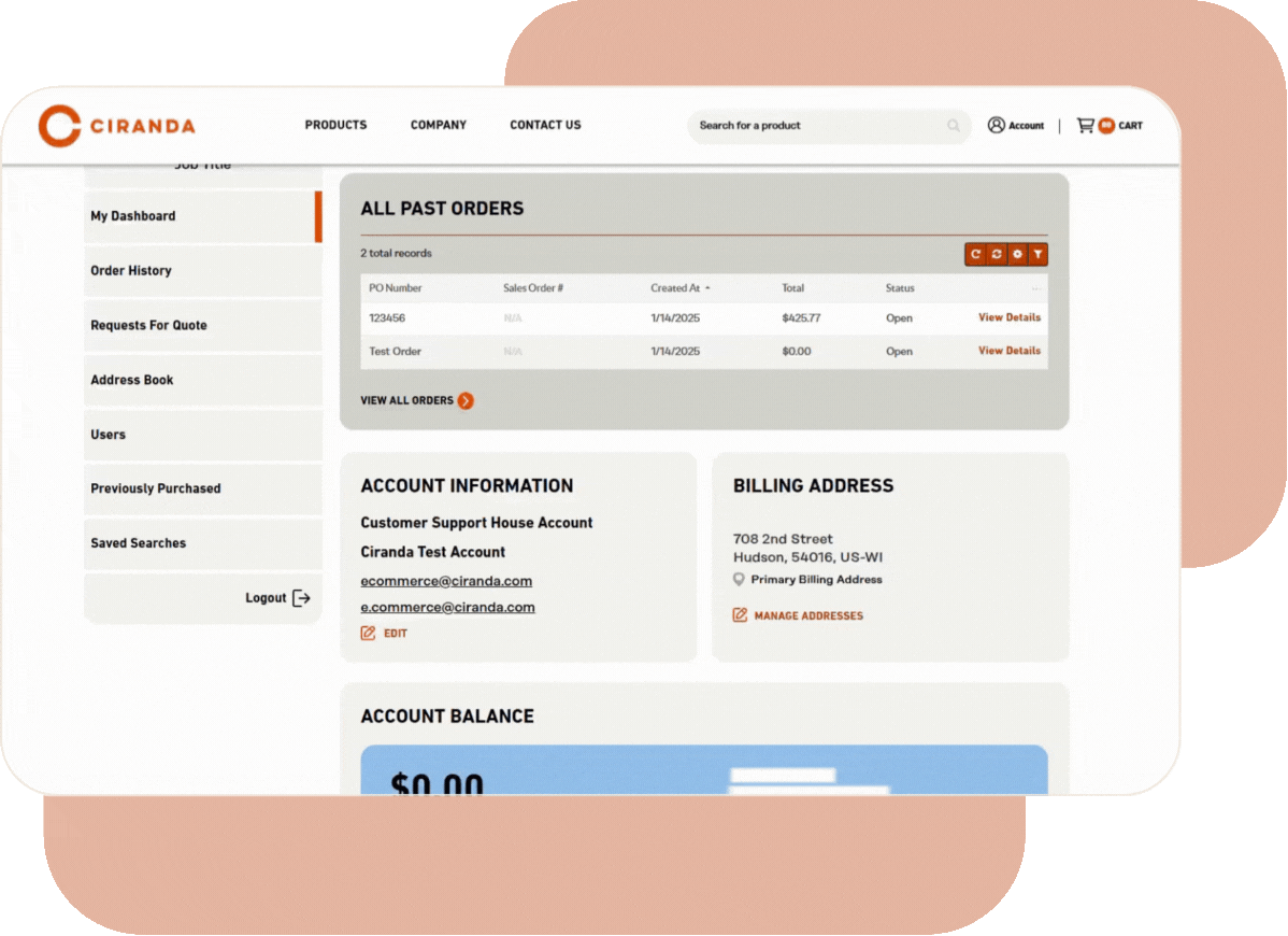 ciranda b2b ecommerce case study FMCG distribution