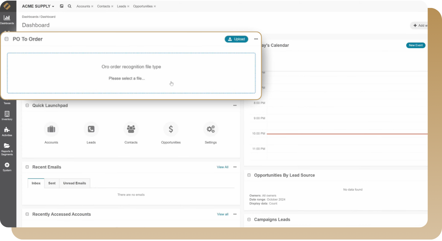 PO order recognition AI