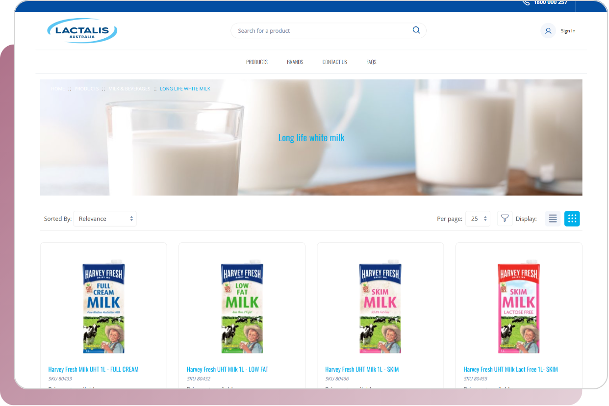 global digital commerce example - lactalis