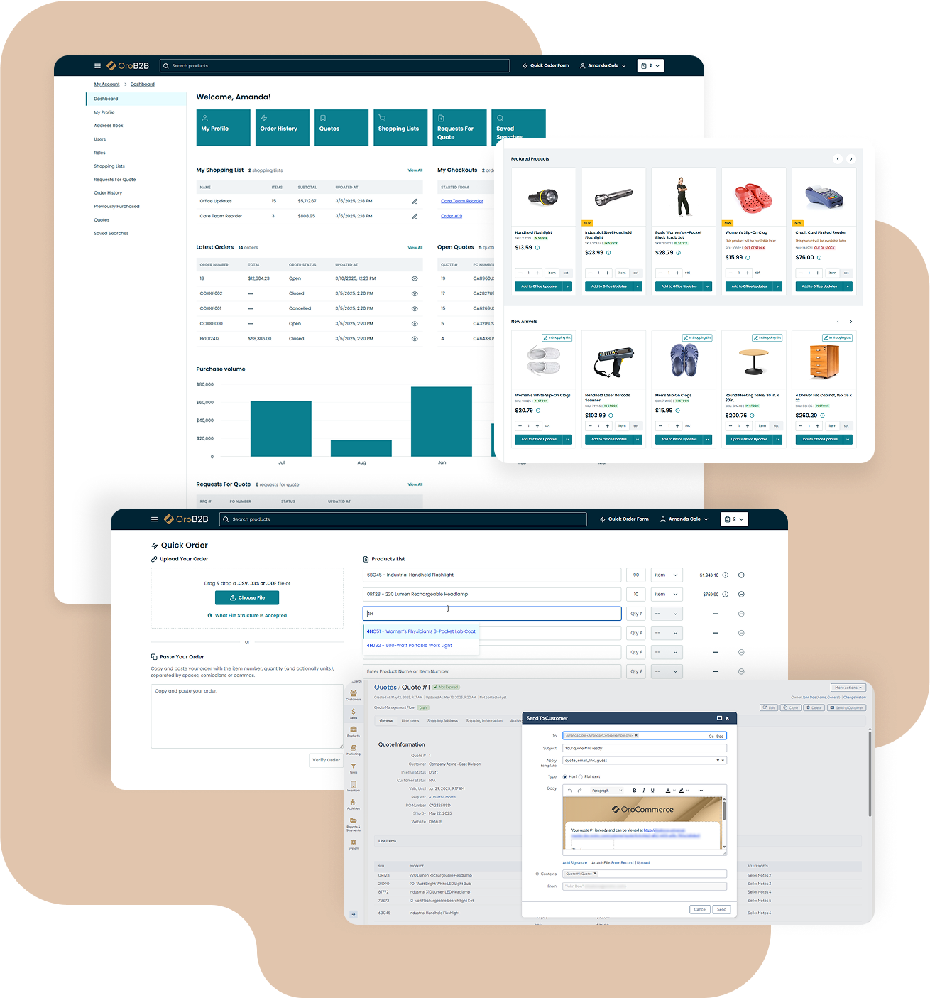 Get products in front of dealers faster and adapt to feedback without delays. Centralized Product Information Management: Manage product data, images, specs, and pricing in one place and push updates instantly to all dealers. Role- and Region-Based Catalog Visibility: Control when and where new products appear, so launches happen in the right markets at the right time. Integrated Marketing Resource Library: Publish campaigns, sell sheets, and promotional assets in the same portal dealers use to order. Real-Time Analytics and Reporting: Monitor dealer adoption, sales performance, and early order patterns to adjust pricing, promotions, or stock allocation immediately. Automated Price and Inventory Feeds: Sync live availability and negotiated pricing from your ERP so dealers can sell without delays or outdated info