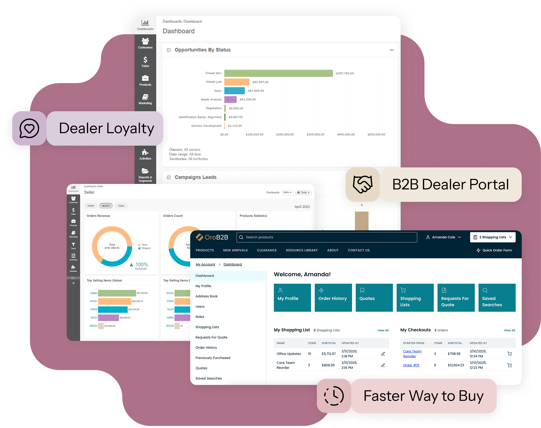 orocommerce b2b dealer portal software