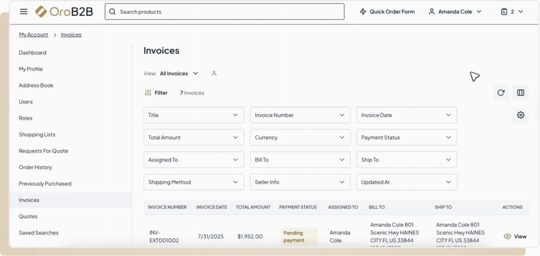 oropay Built-In Payments for B2B Commerce