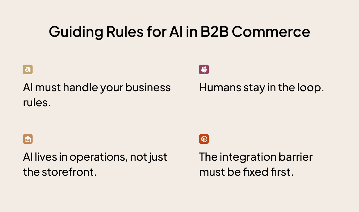 Guiding Rules for AI in B2B Commerce
