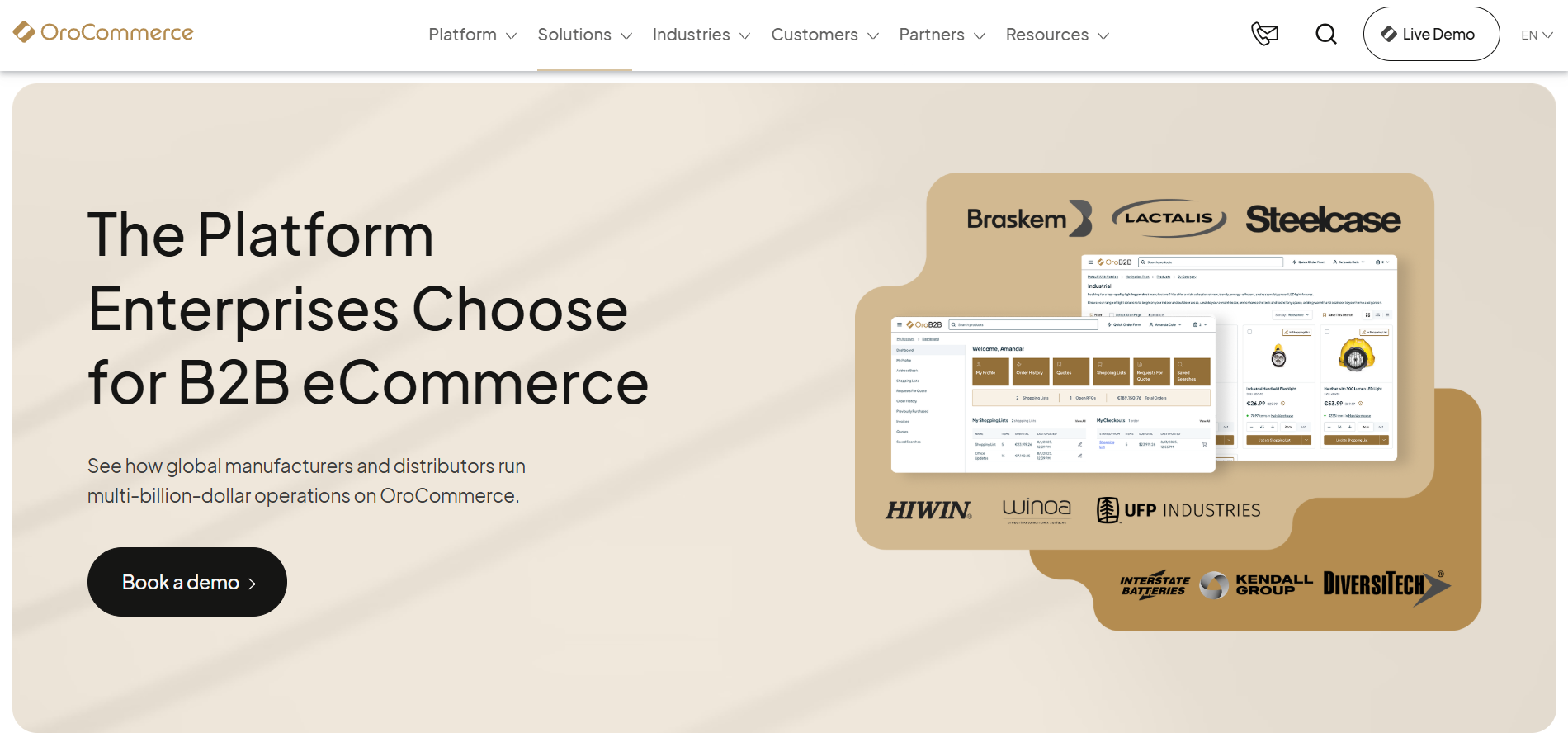 orocommerce - The Platform Enterprises Choose for B2B eCommerce