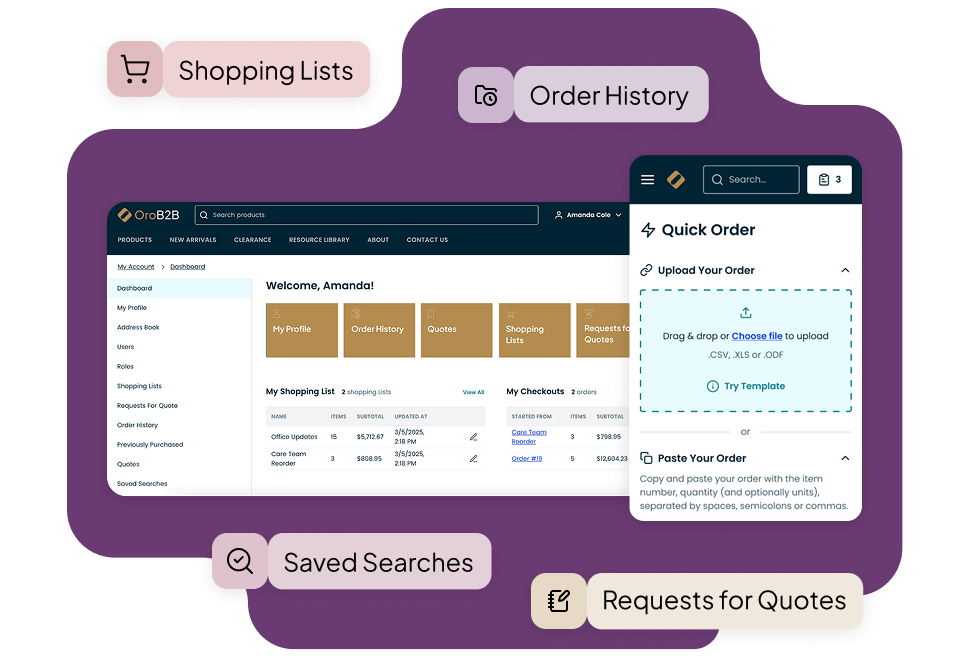 portal for distribution partners