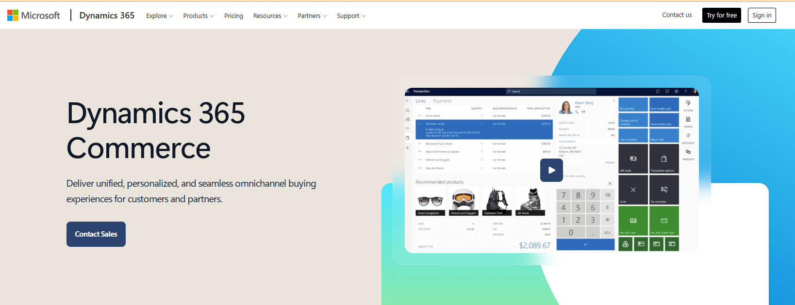 Microsoft Dynamics 365 Commerce