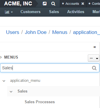 Find a menu item