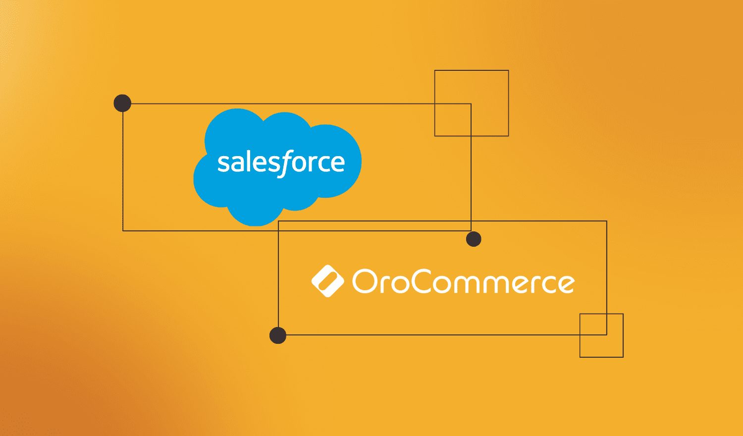 Salesforce and orocommerce integration hero