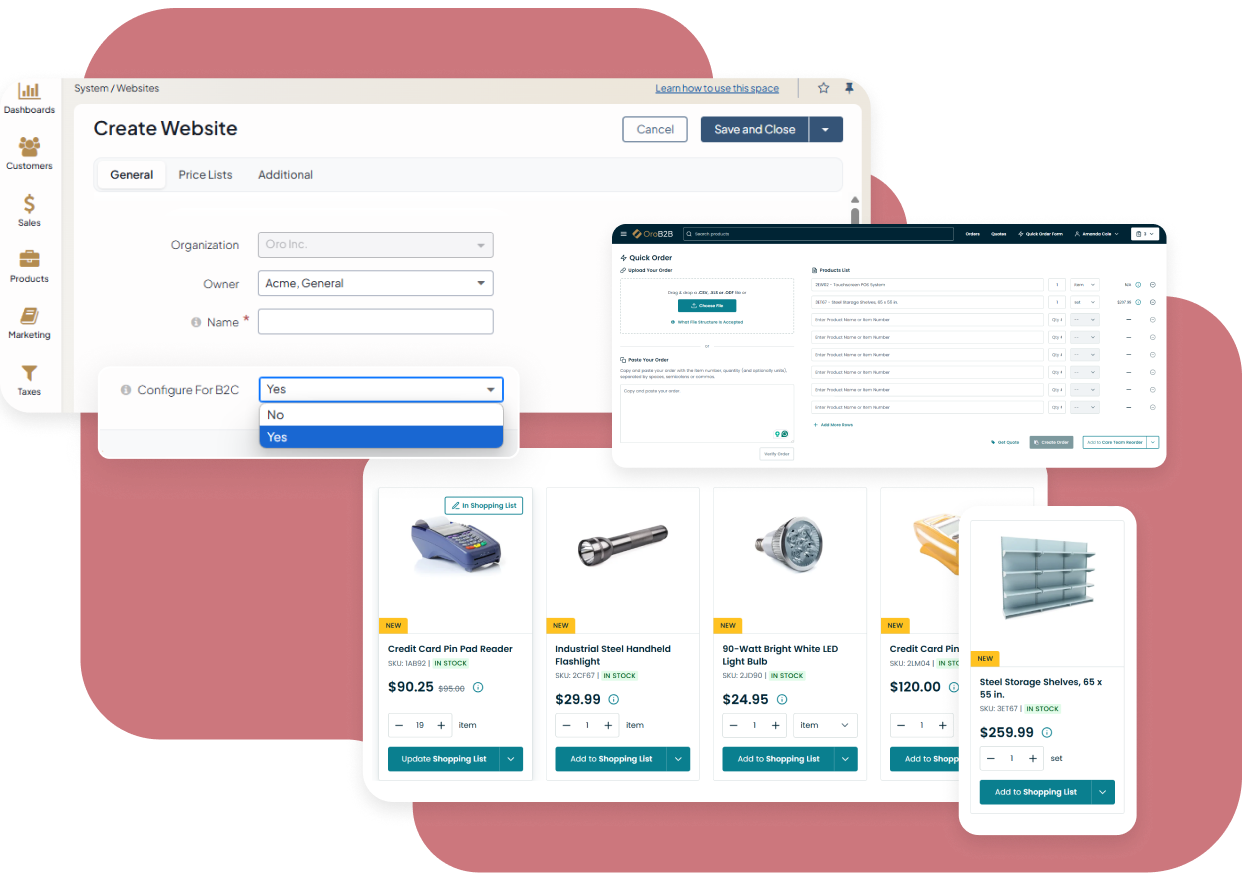 OroCommerce-CPQ-functionality