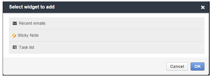 Add a widget to the sidebar