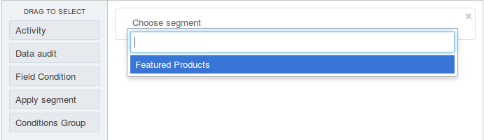 Filter by segments