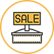 Unique prices with tiered or quantity discounts icon